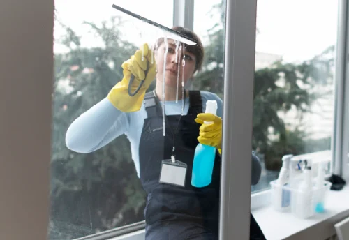 Nettoyage de vitres intérieures et extérieures à Fiménil
